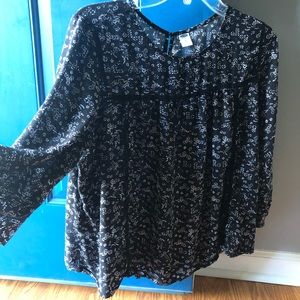 Flowing dress top old navy